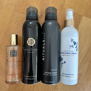 Rituals Produkter  - Jag säljer lite produkter från Rituals, aldrig använda. Två av de är endast testade, men annars som nya!  200kr + frakt 