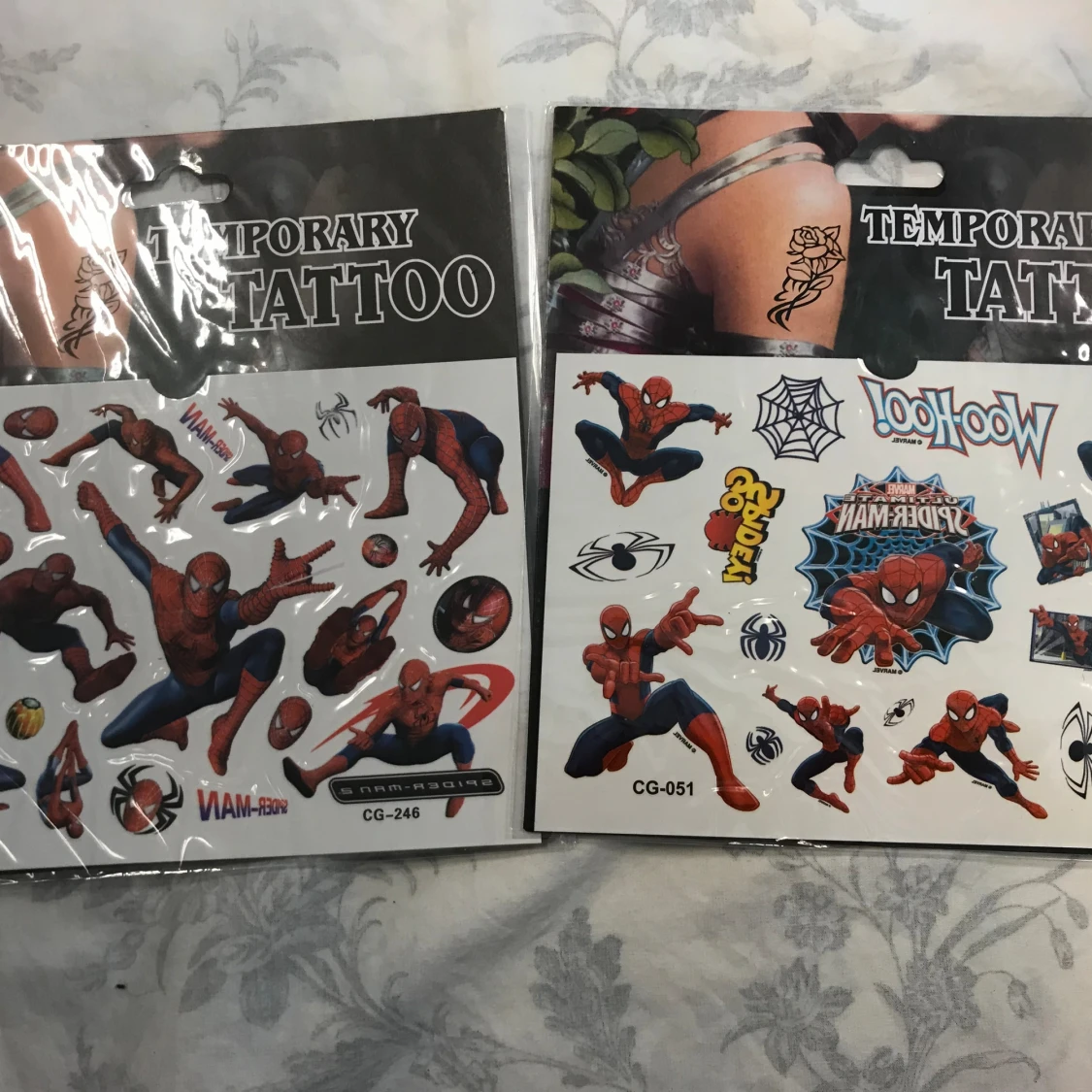 Spindelmannen Tatueringar 