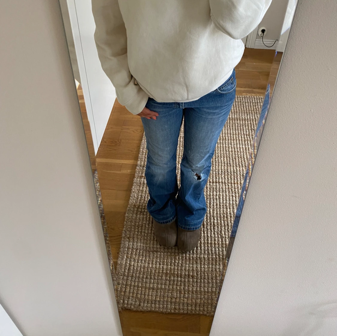 Lågmidjade jeans - 90