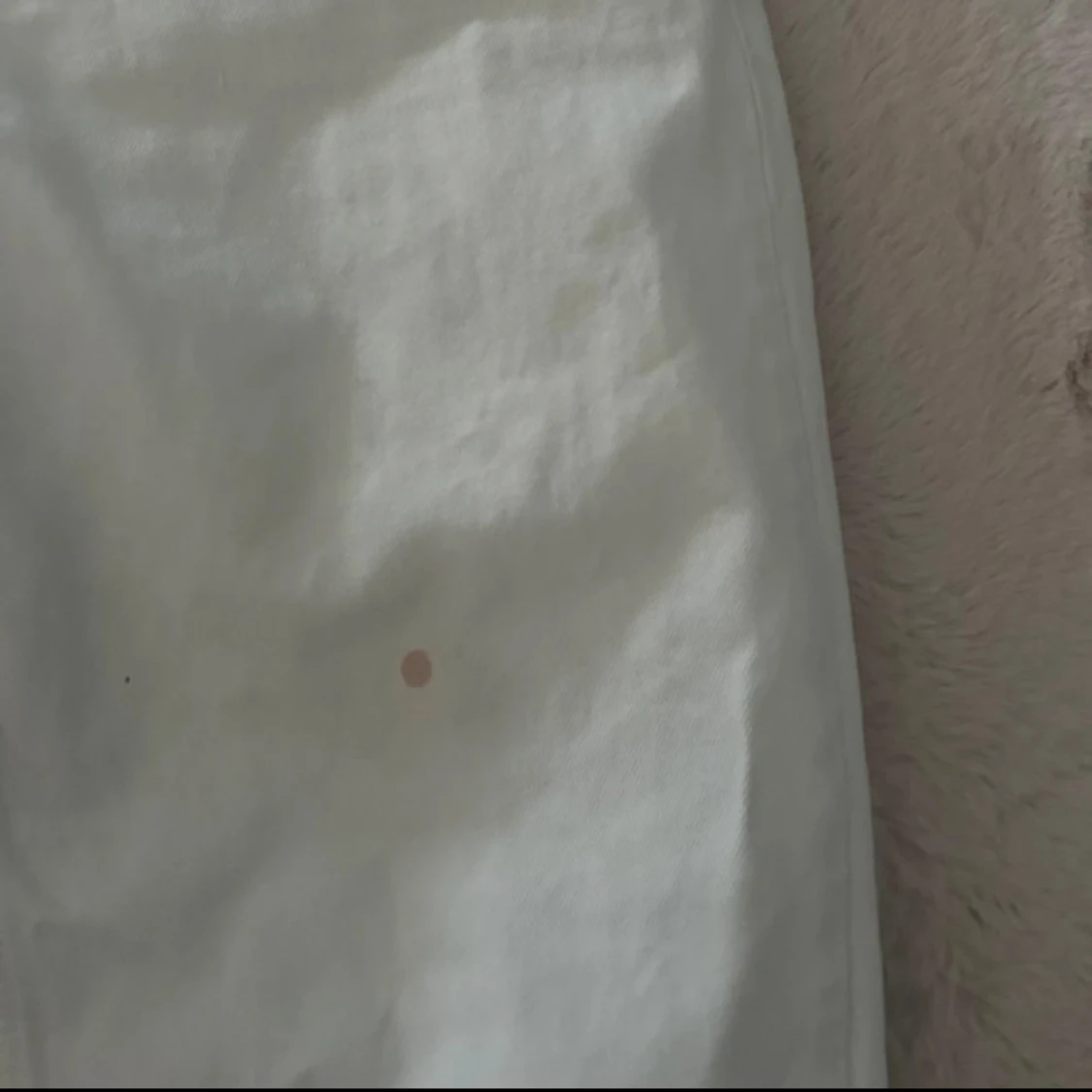 Lågmidjade vita jeans  - 91