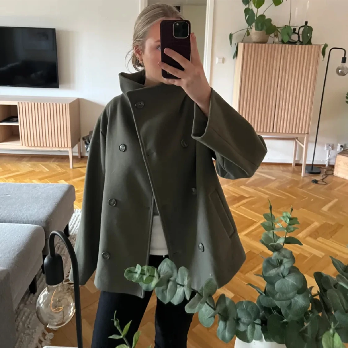 Grön vårkappa  - 90