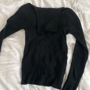 Svart turtleneck tröja - Storlek XS/S