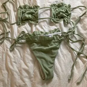 En super snygg mintgröna bikini. Passar bästa för någon min mindre bröst och lite större röv 😉☺️