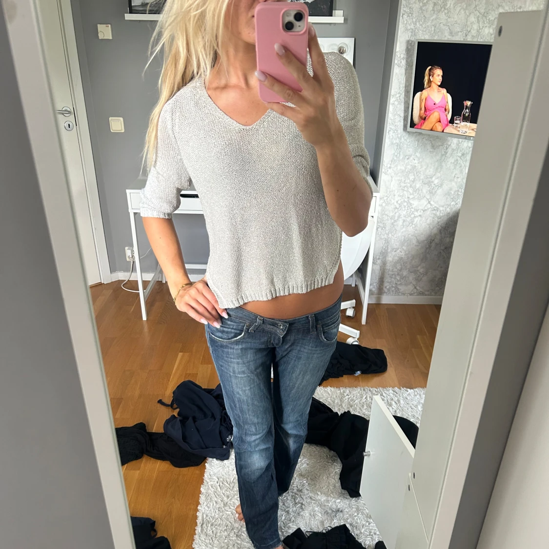 Glittrig tröja - 90