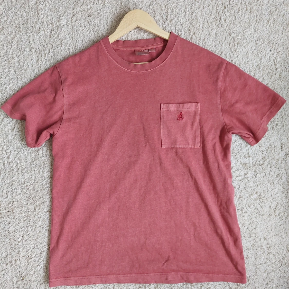 Gramicci One Point T Shirt Dusty Red
