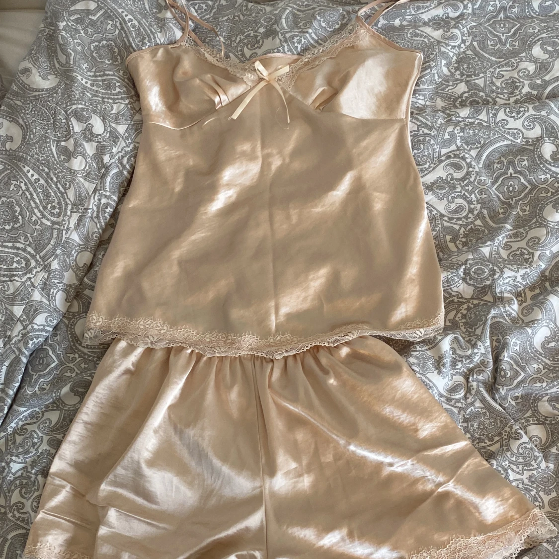 Satin pyjamas