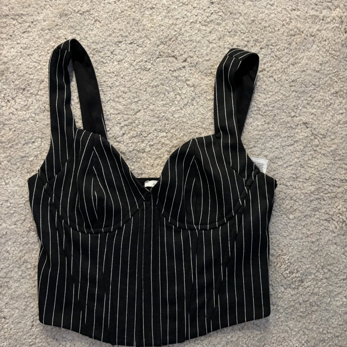 Randig topp/korsett - 90