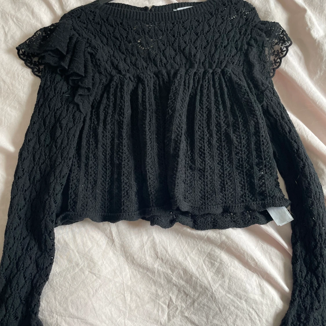 Stickad tröja zara 