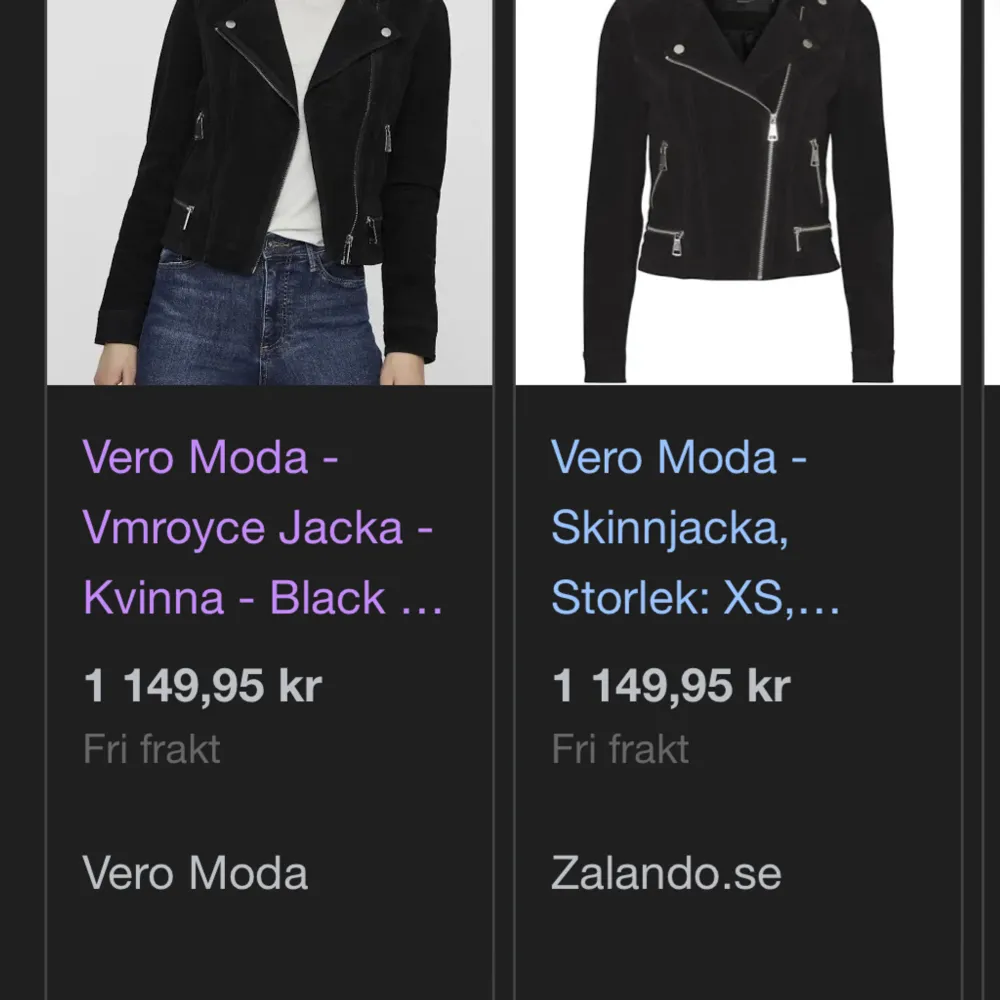 Jag säljer min snygga mocka jacka från Vero moda. Använd fåtal gånger eftersom den är för liten! Nypris 1150 kr💕. Jackor.