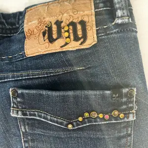 vintage lågmidjade bootcut jeans 🤍 