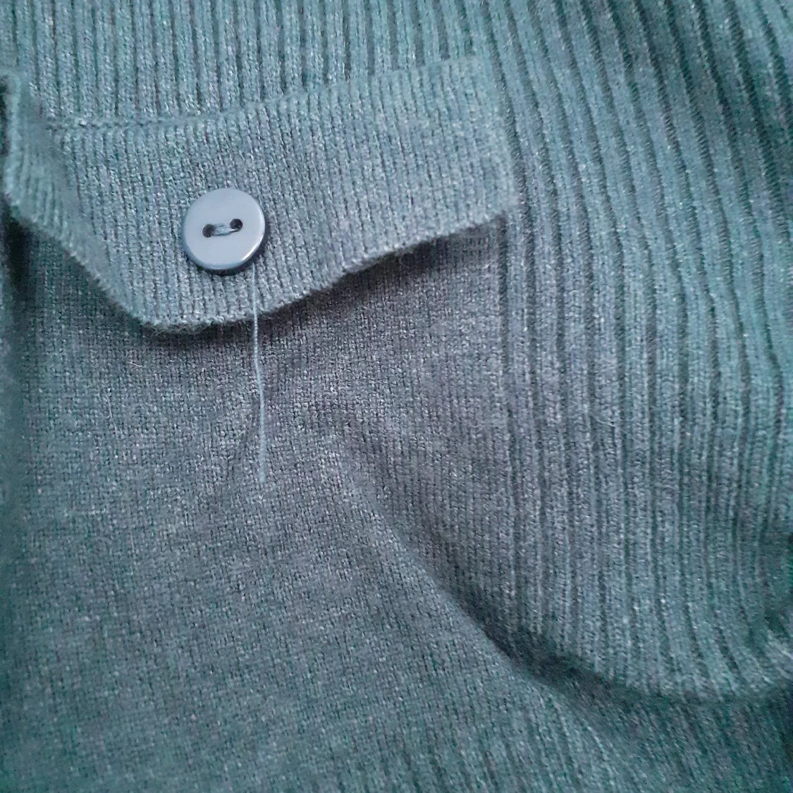 Blå stickad tröja  - 91