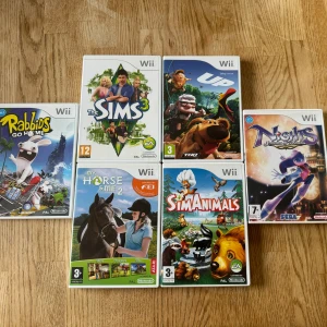 Wii spel - Bara använda några gånger 