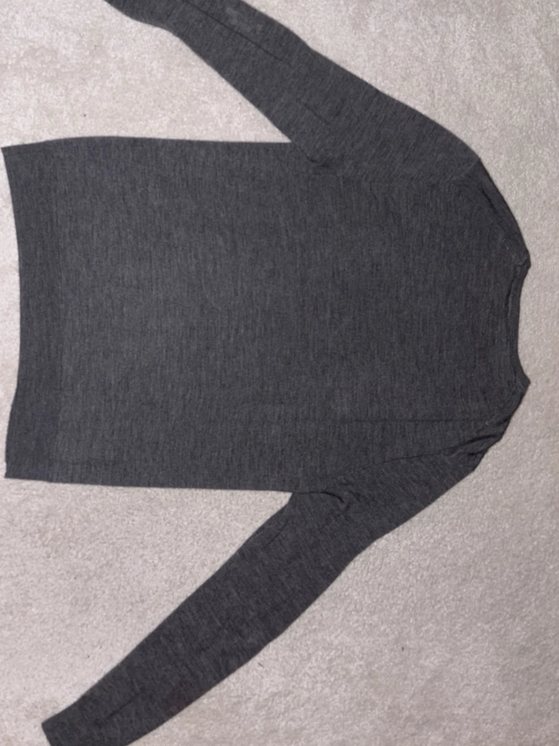 Mörkgrå tröja från Ralph Lauren merino ul  - 1