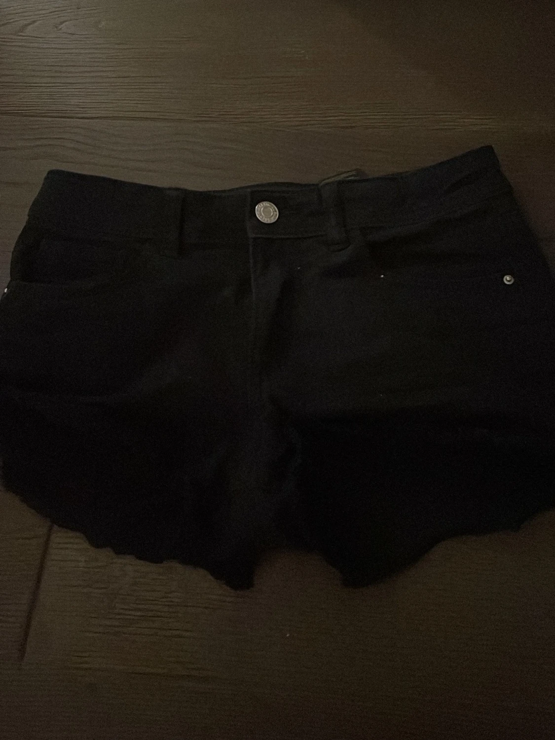 Svarta minishorts