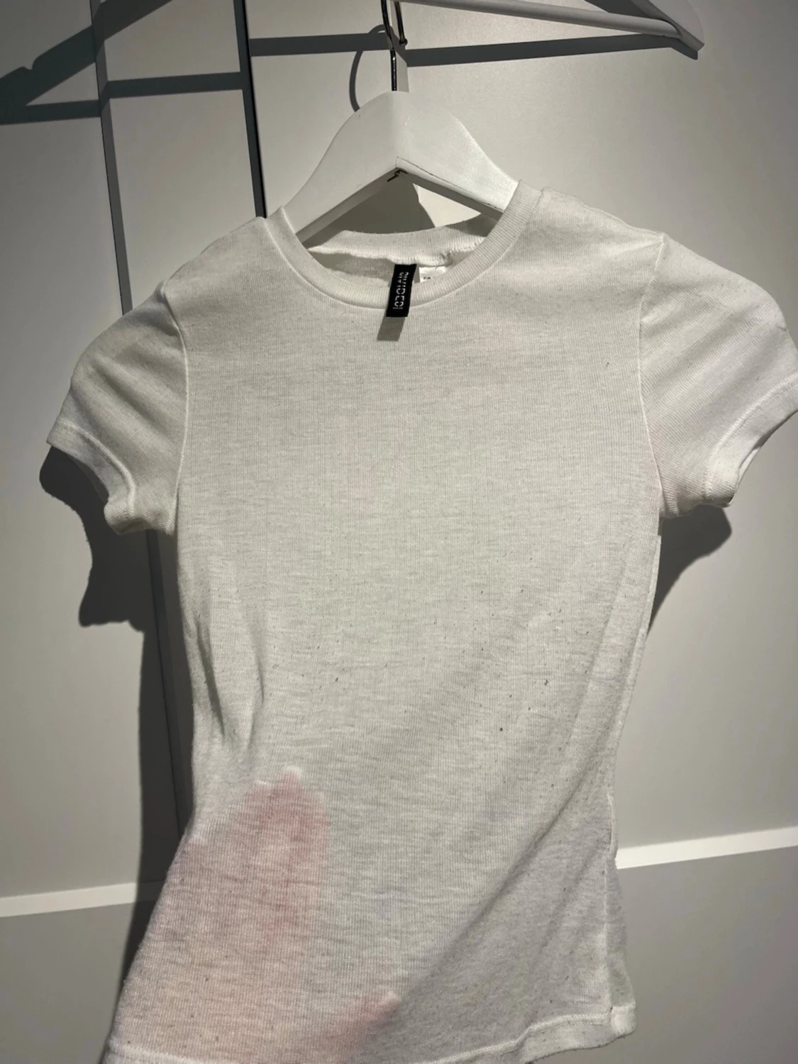 Vit basic t-shirt från H&M - 3