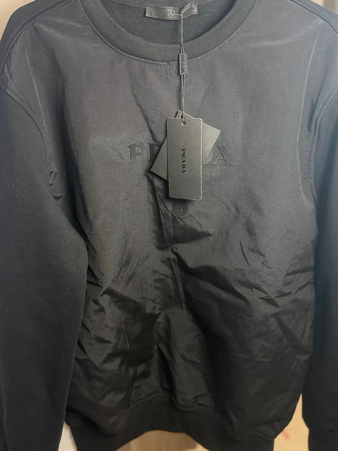 Svart sweatshirt  - 2