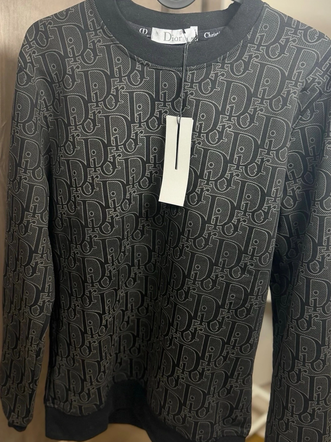 Svart stickad tröja - 2