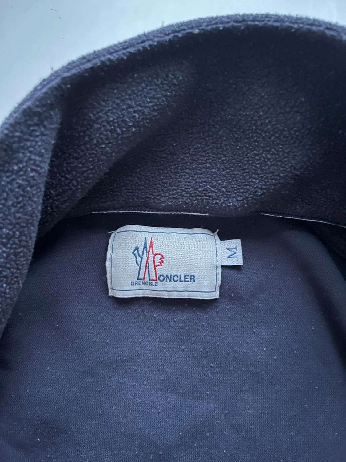 Mörkblå fleece tröja från Moncler - 2