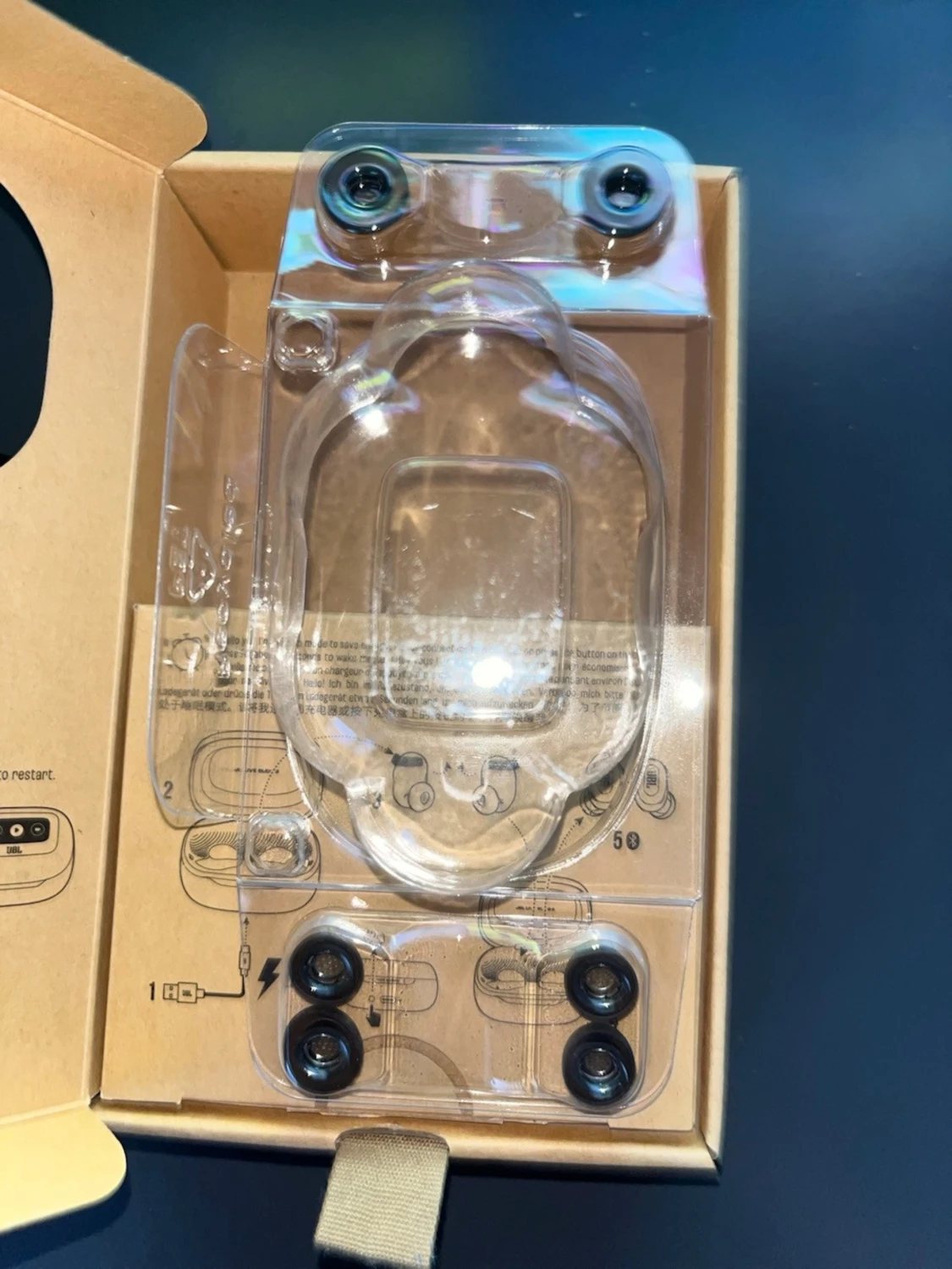 JBL bärbar trådlösa hörlurar med display - 3