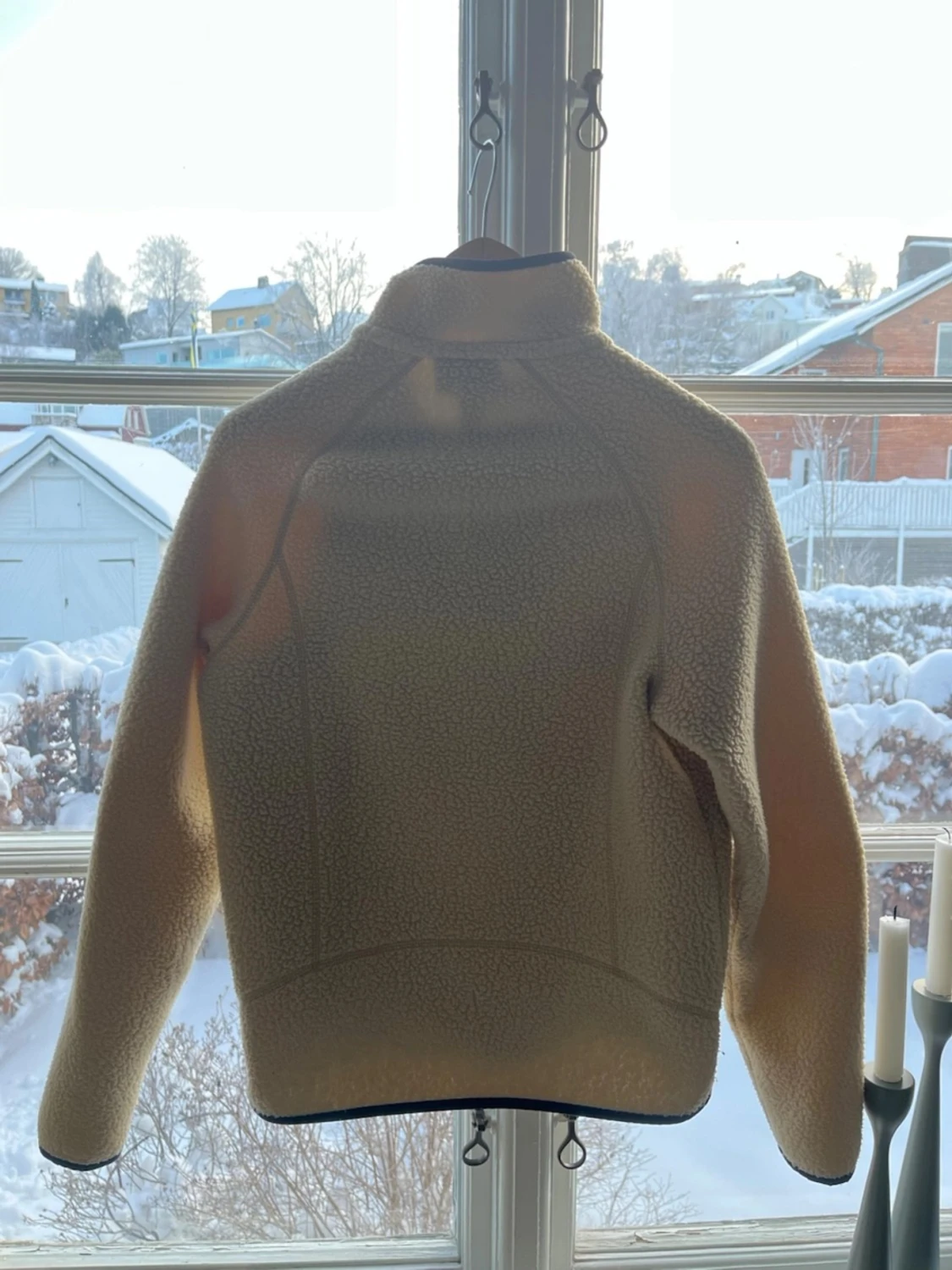 Beige fleecejacka från Patagonia XS - 1
