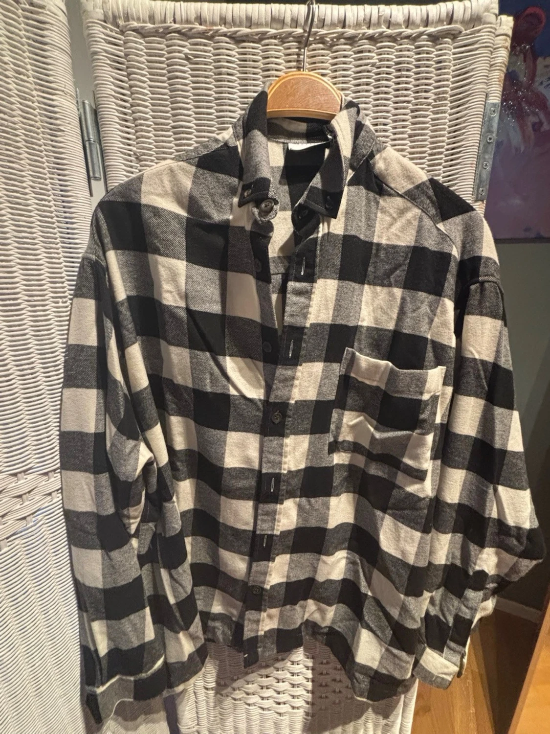 Svartvit rutig skjorta från ASOS