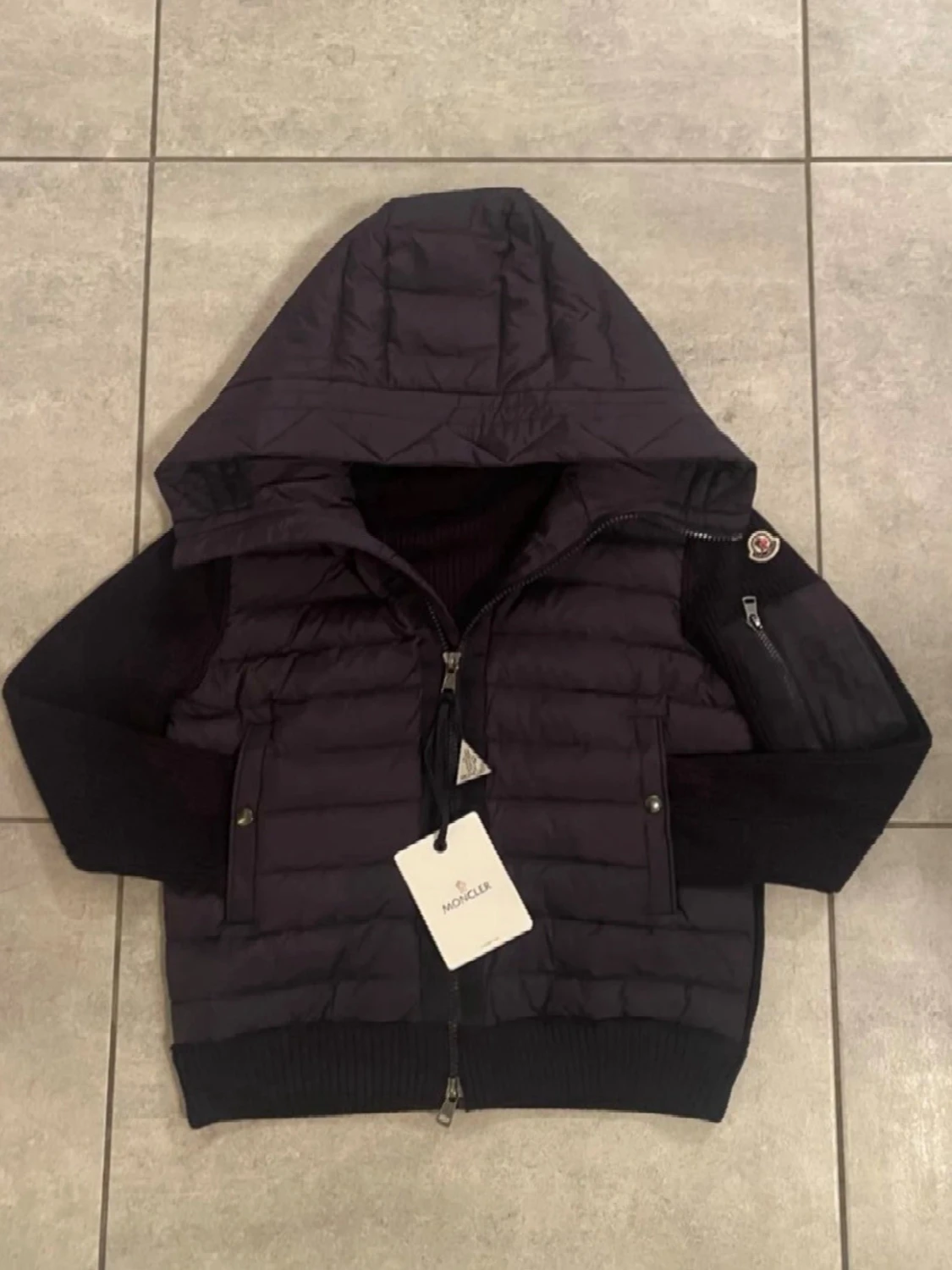 Moncler Cardigan marinblå