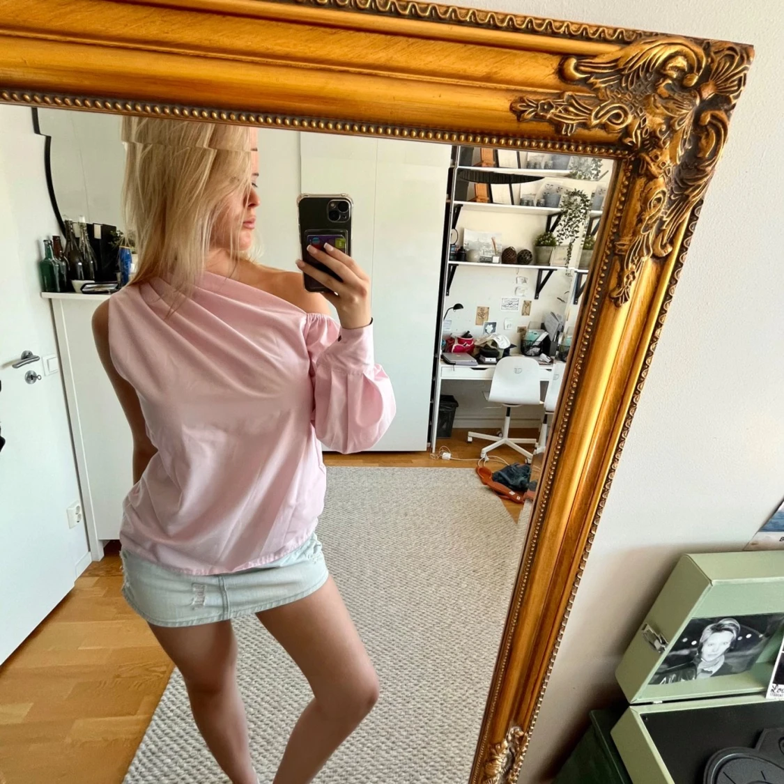 Rosa one shoulder blus