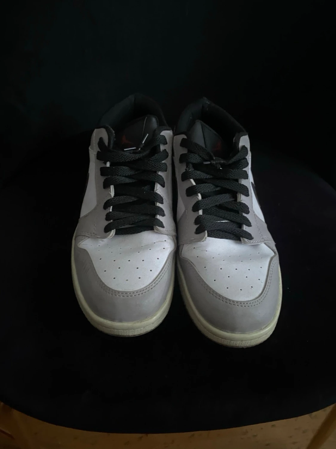 Nike Air Jordan 1 Low grå/svarta - 1