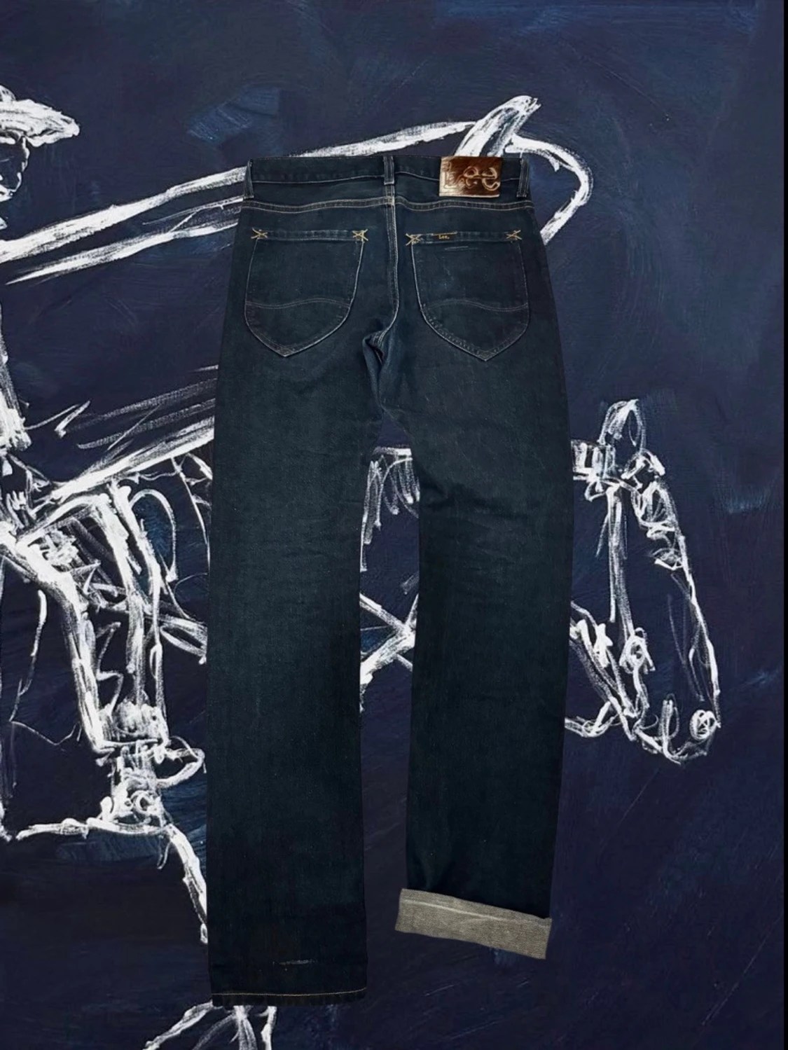 Selvedge Jeans från Lee med Cowpatch🐄 - 1