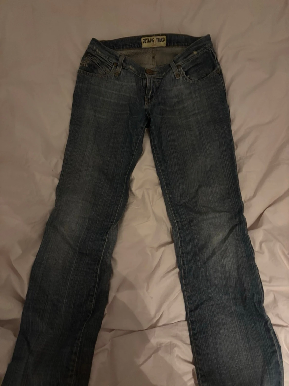 Blå bootcut jeans från Jetlag - 1