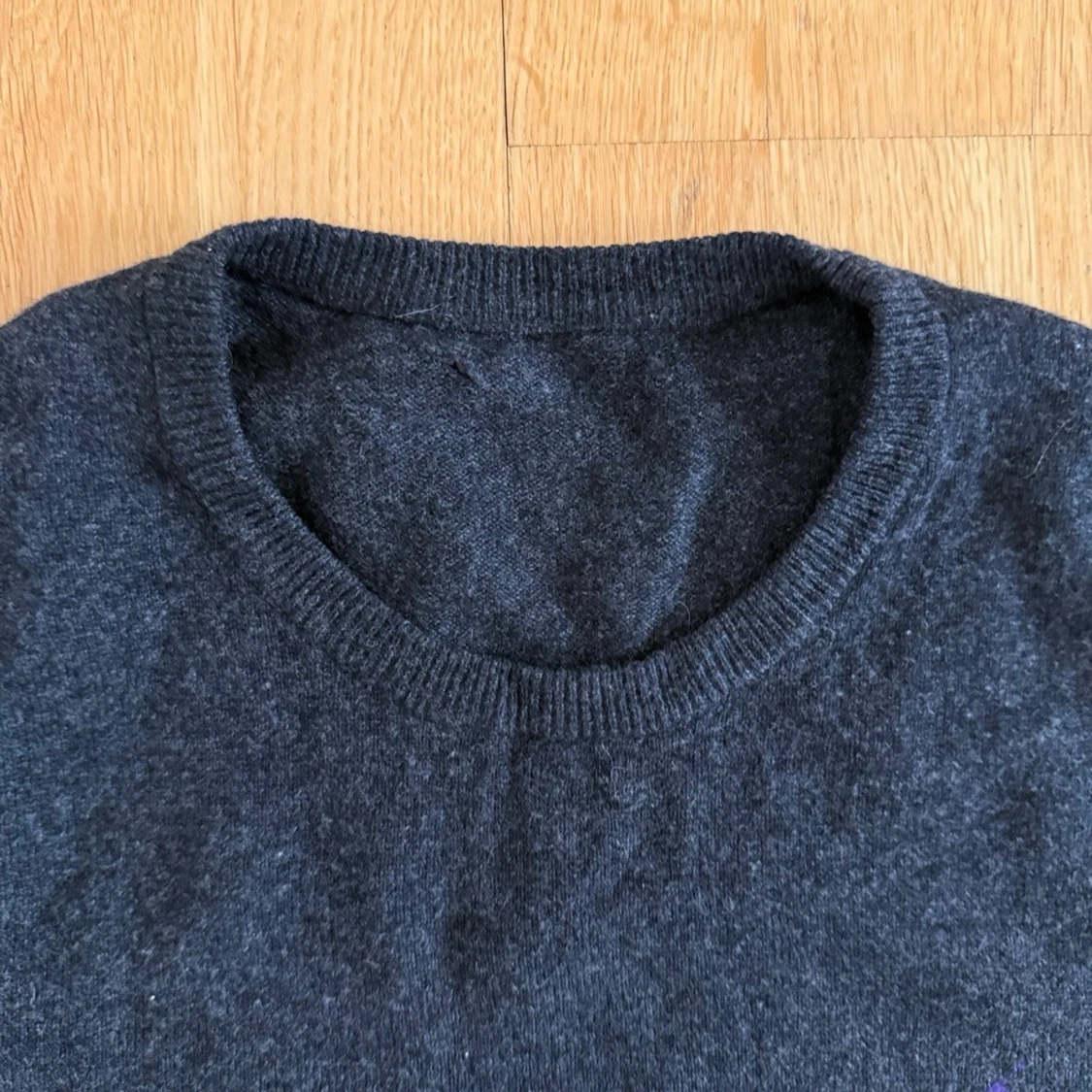 Ralph Lauren Mörkgrå ulltröja  - 4