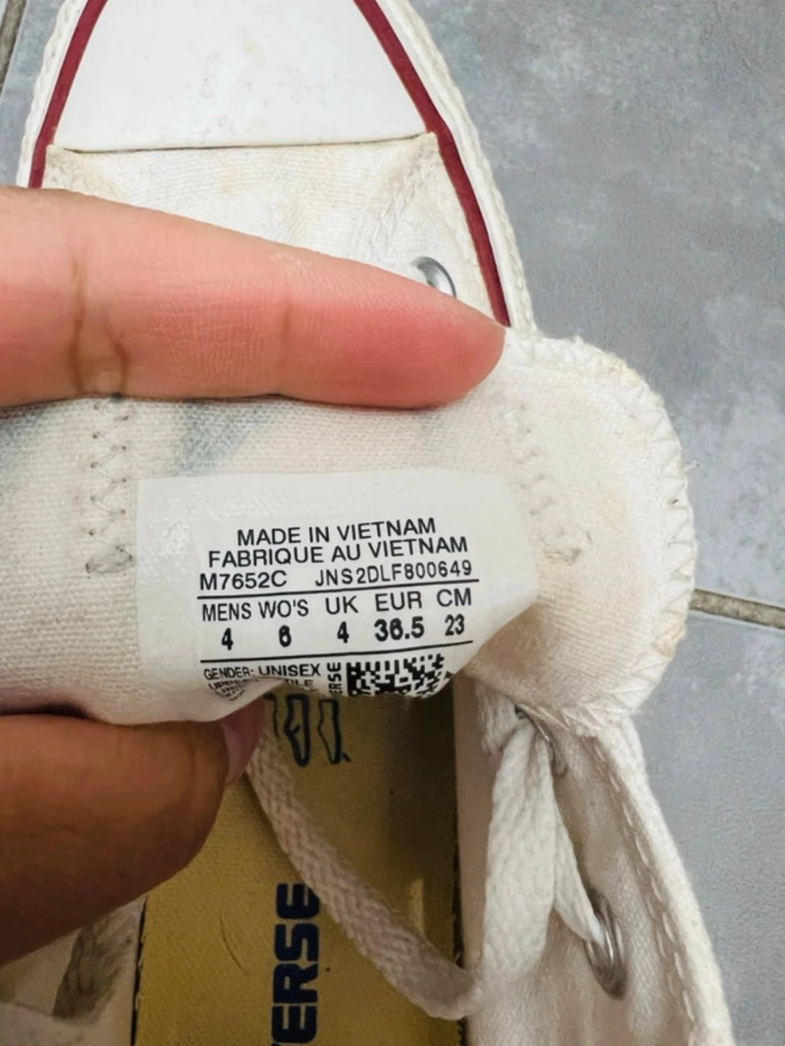 Vita Converse All Star låga sneakers - 3