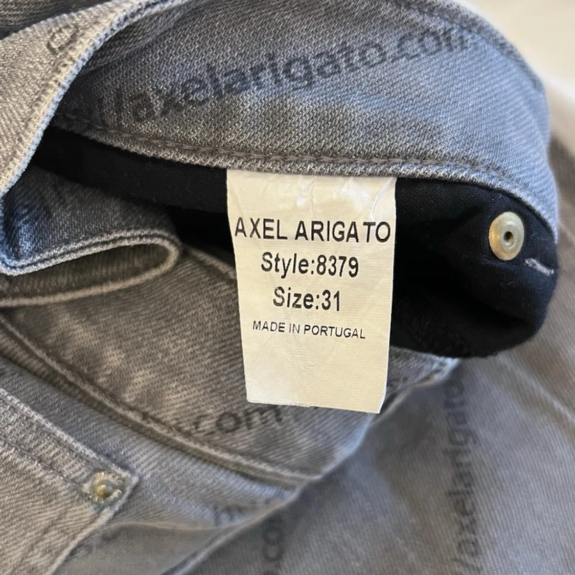 Axel Arigato https print grå jeans - 3