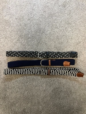 Flätade bälten  - Alldrig använda - Passar alla storlekar - 1 för 100kr alla för 250kr