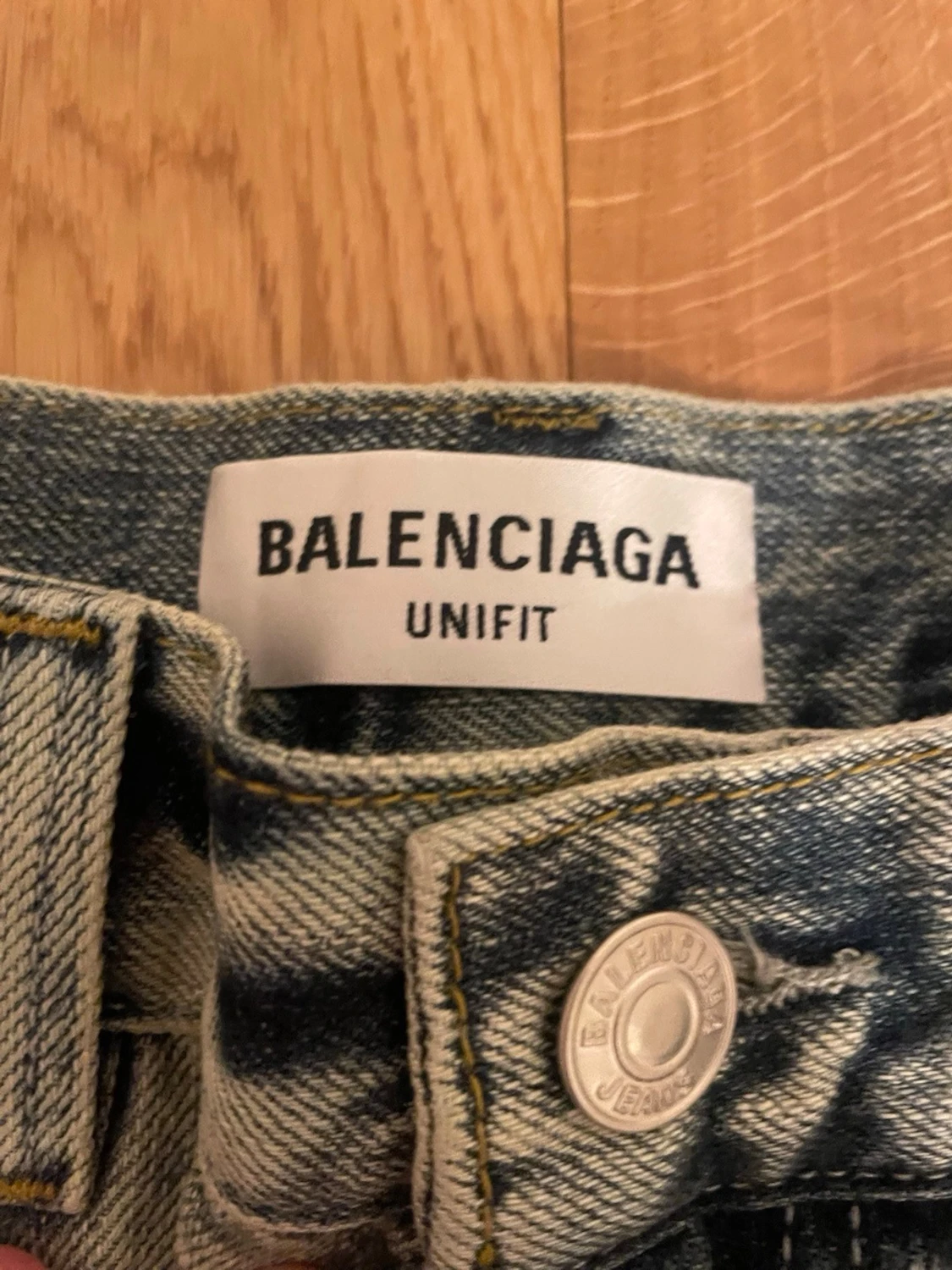 Ljusblåa flared jeans med vintage-look - 2