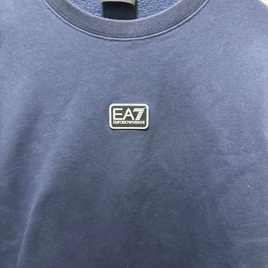Blå sweatshirt från EA7 Emporio Armani - 1