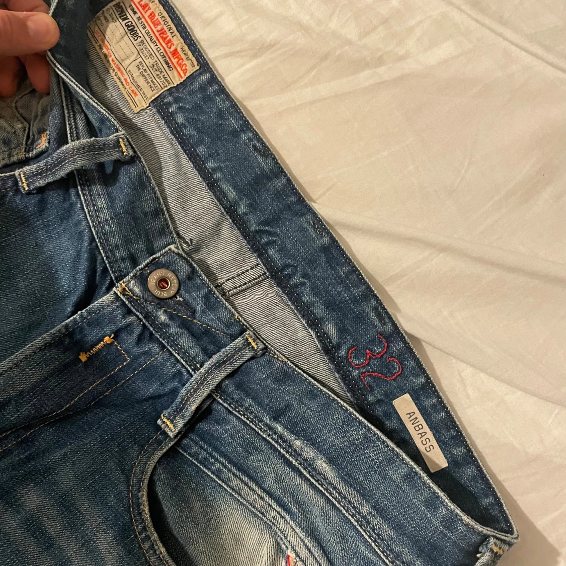 Blå/ljusblå jeans från Replay - 3