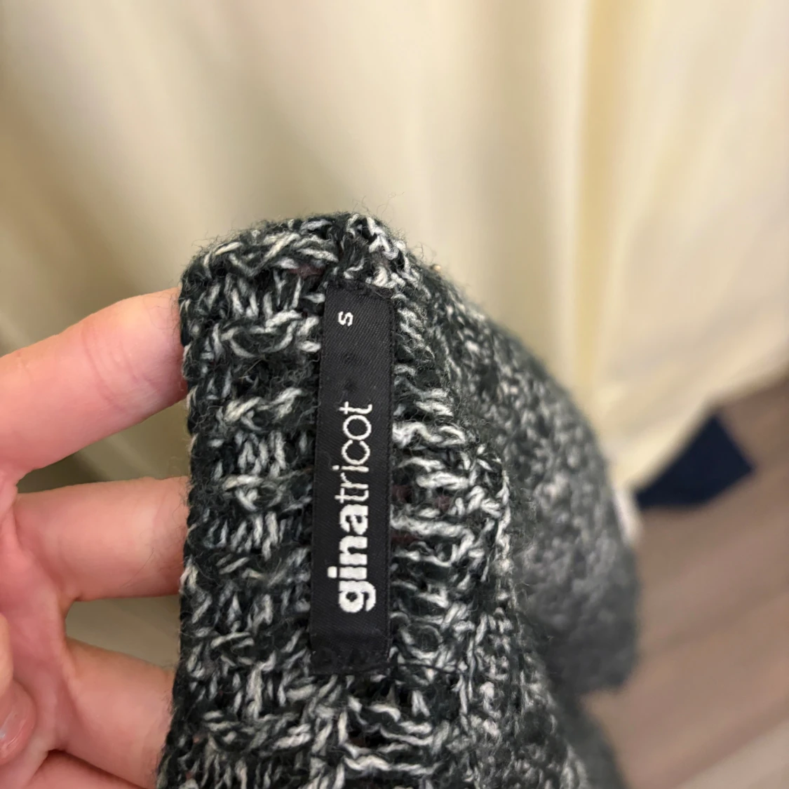 Svart och vit kofta jacka Gina Tricot - 3