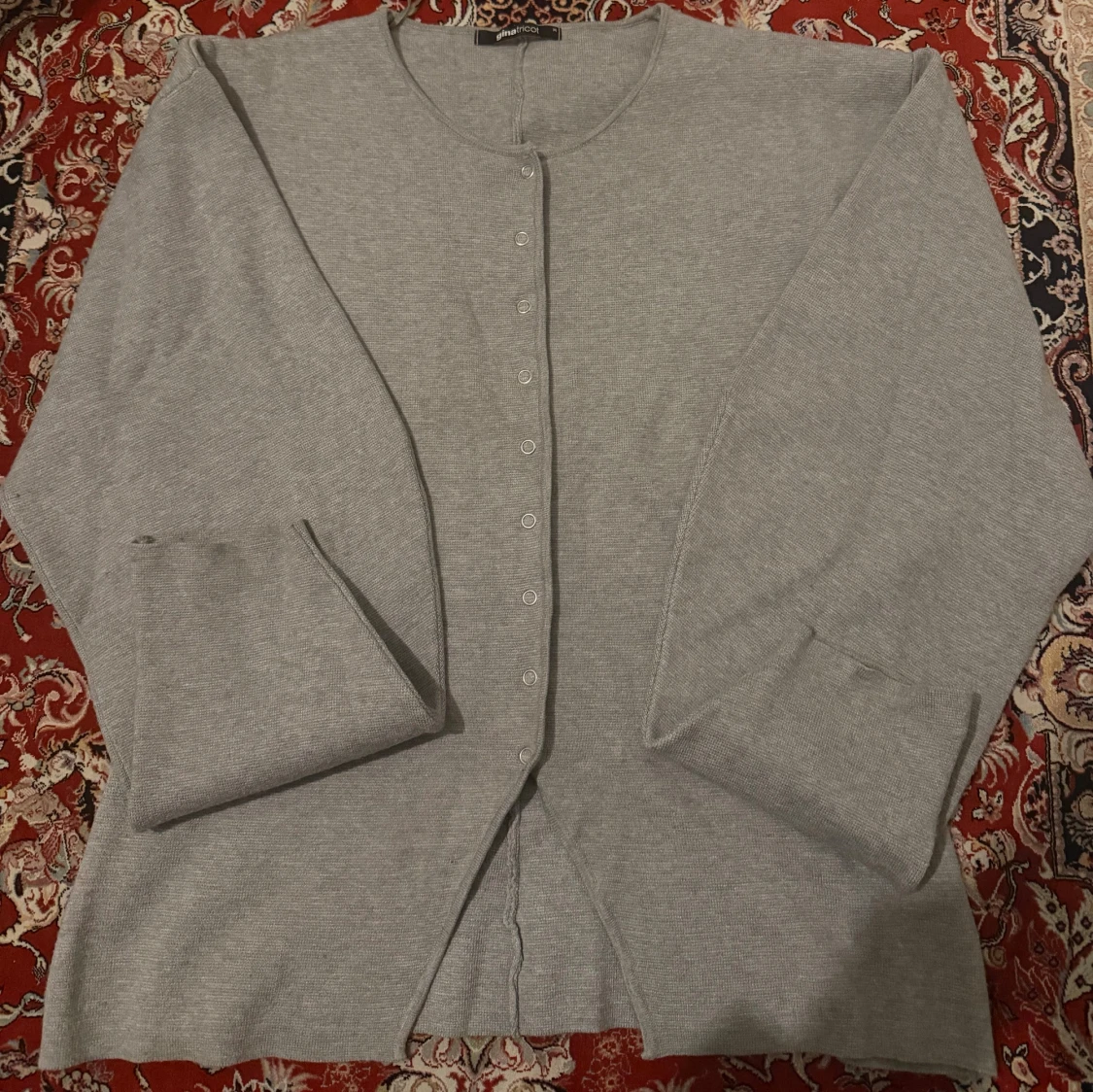 Ljusgrå kofta från Gina Tricot - 2