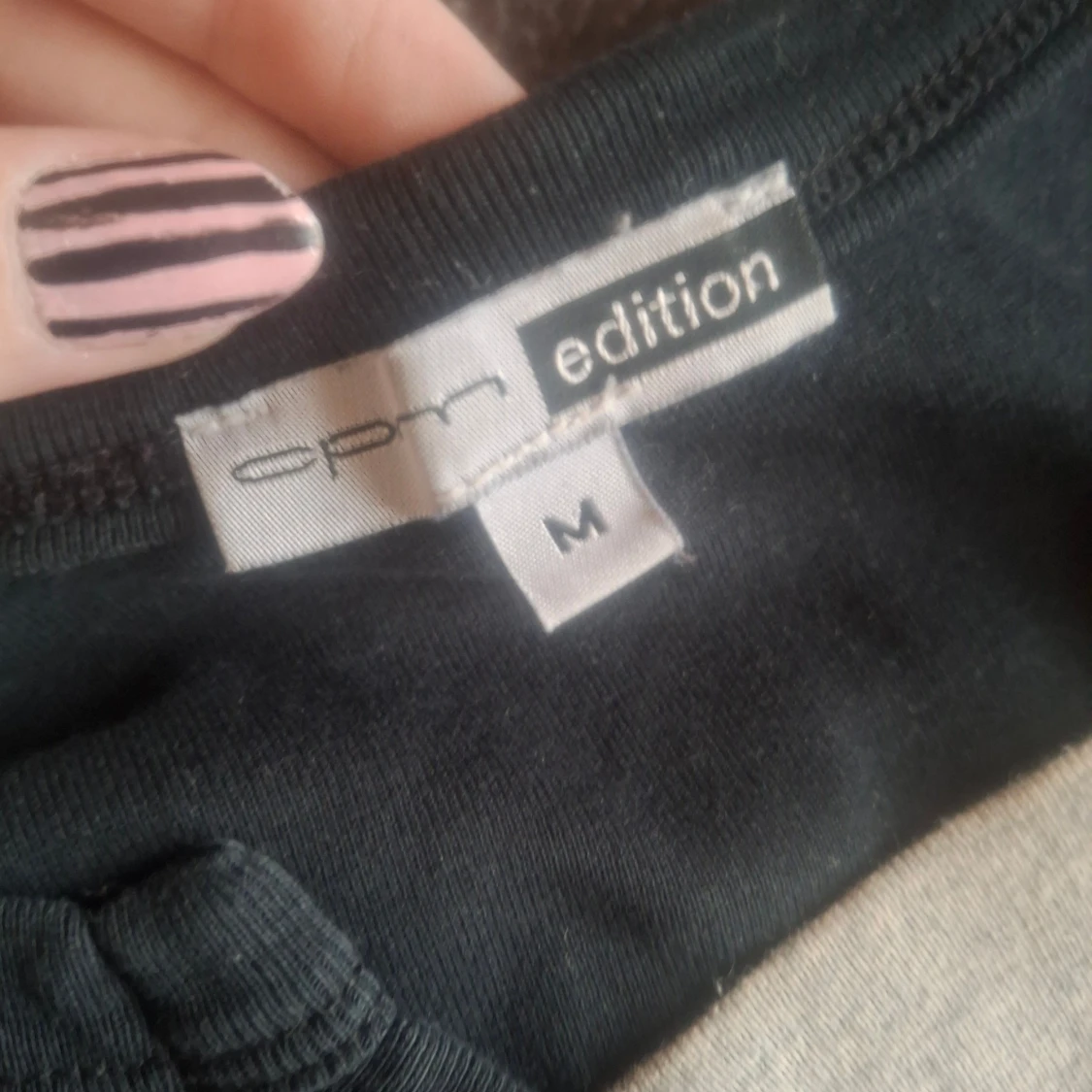 Svart långärmad topp 2000s - 2