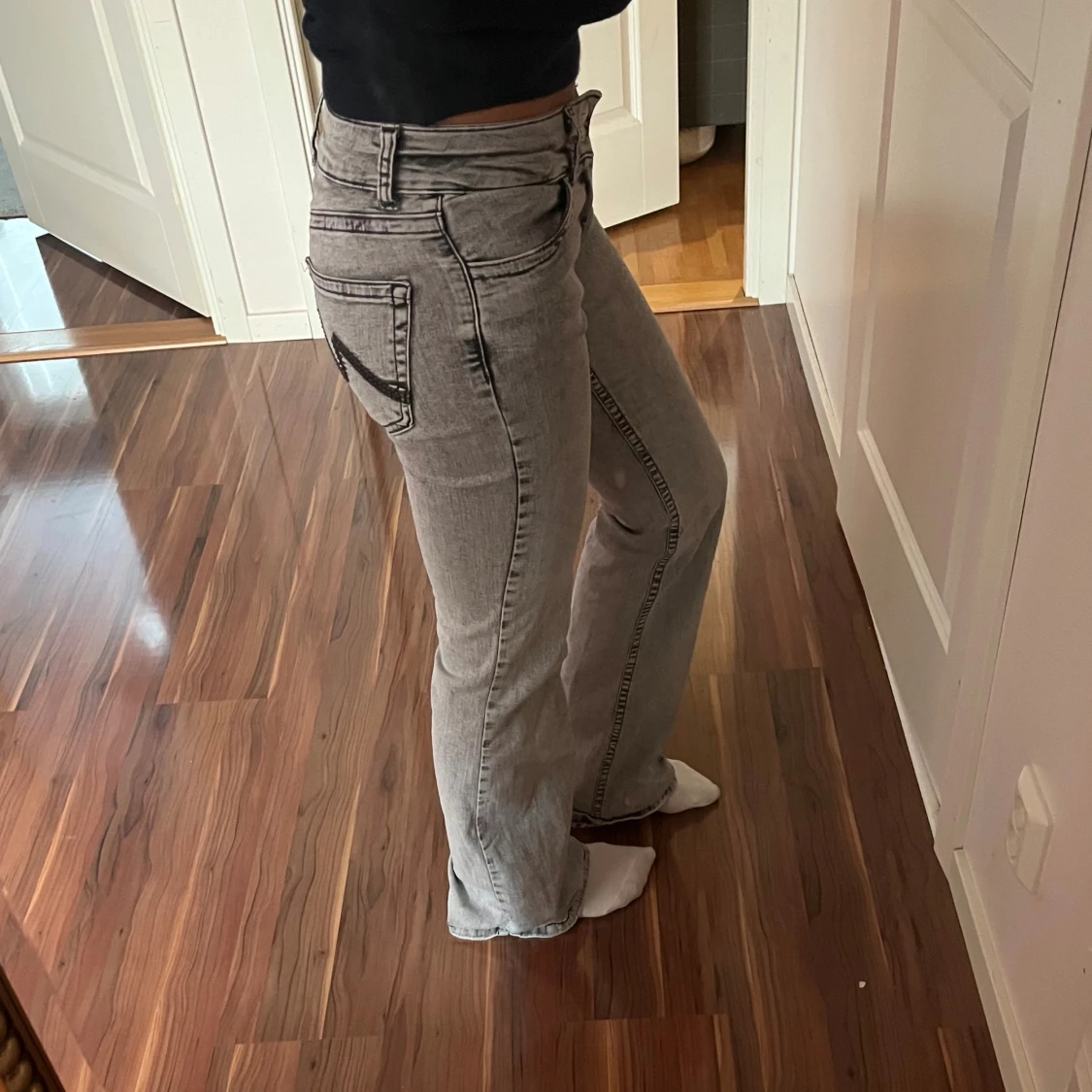 Lågmidjade jeans  - 4