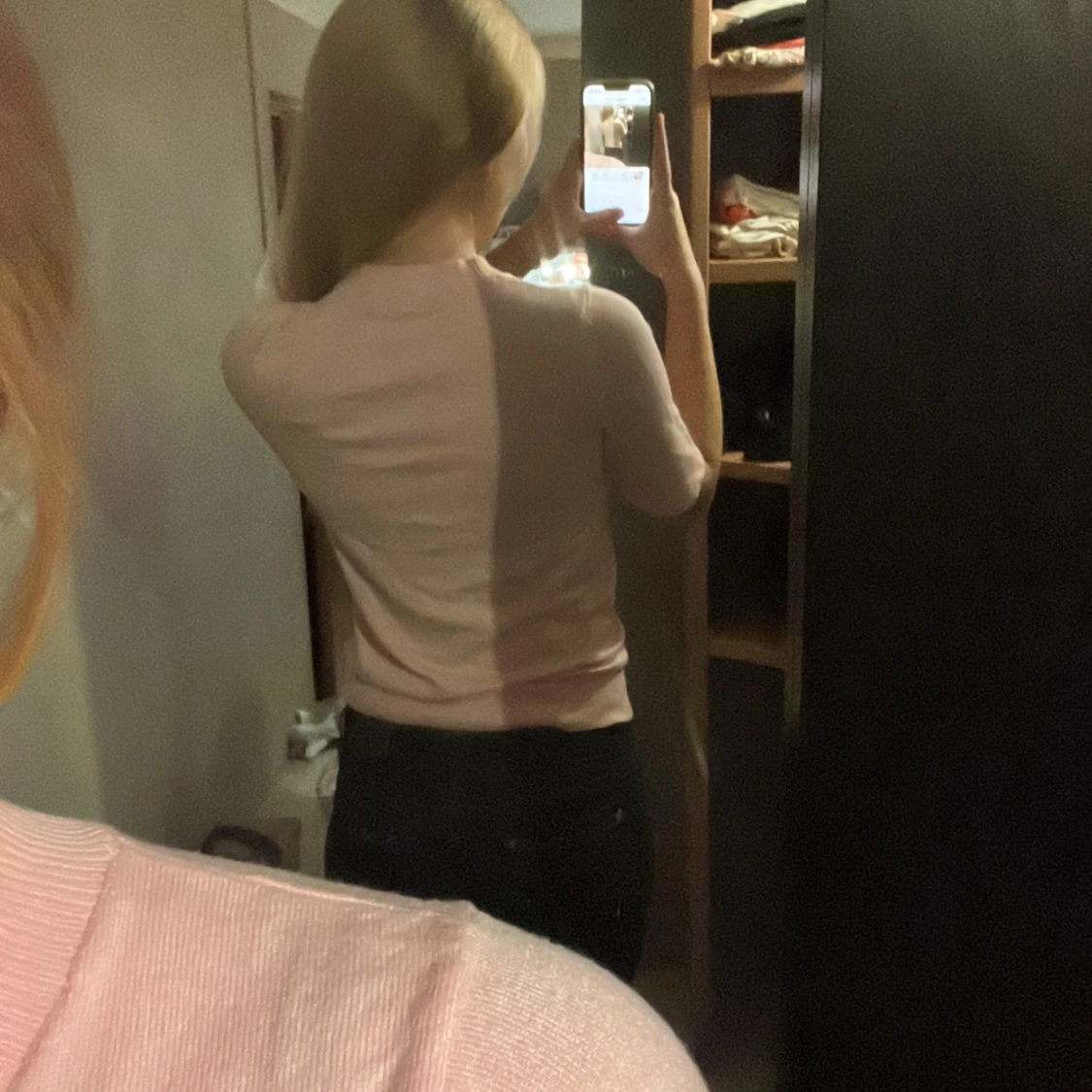 Ljusrosa stickad tröja från 157 XS - 1