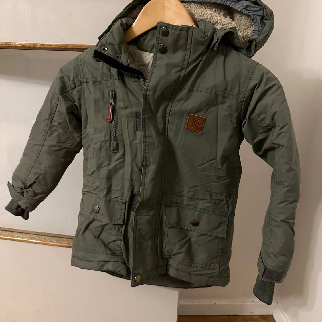 Grön parkajacka från Kuling