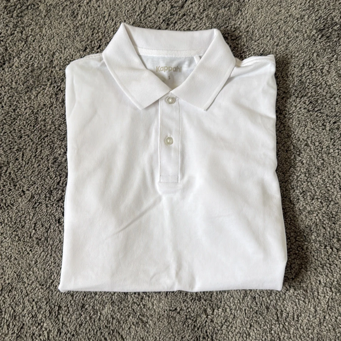 Vit pikétröja från Kappahl, storlek S - 3