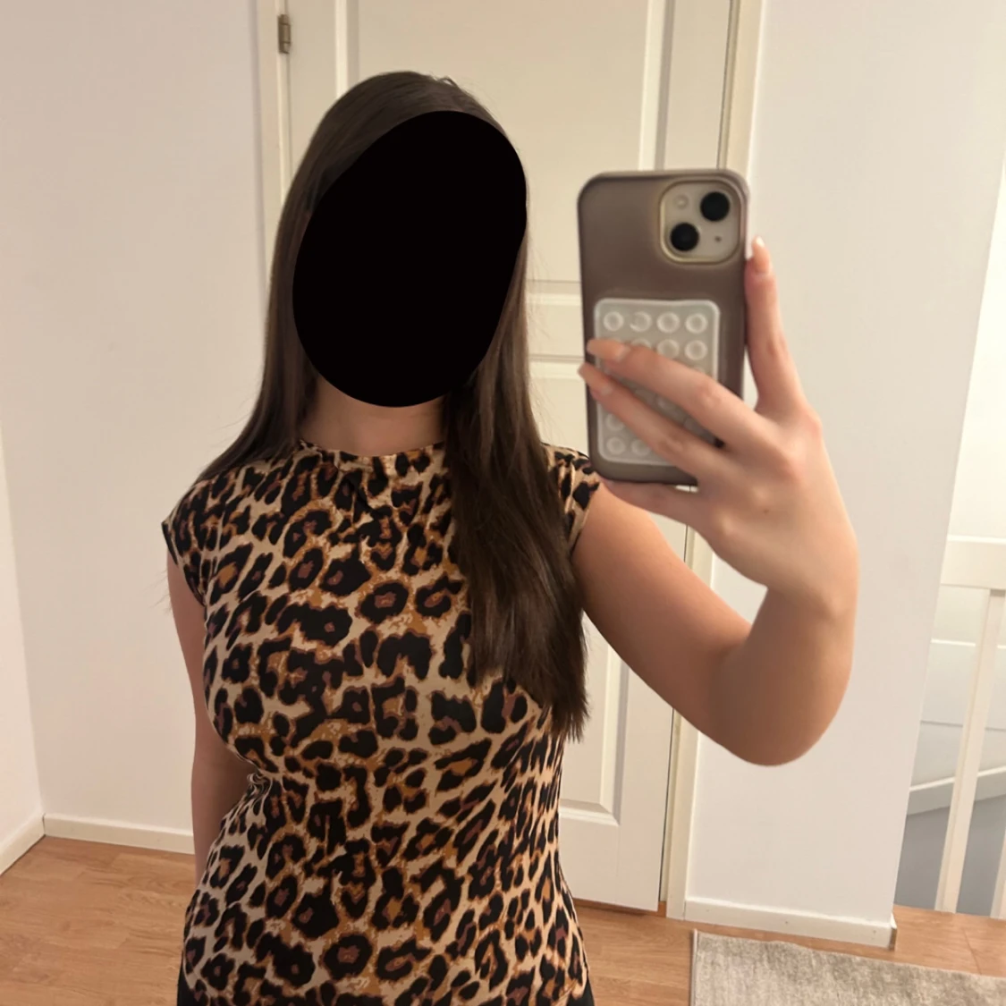 Leopardmönstrad topp