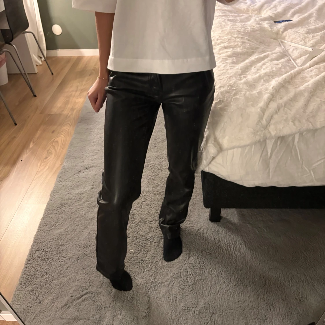 Skinnbyxor svarta  - 1