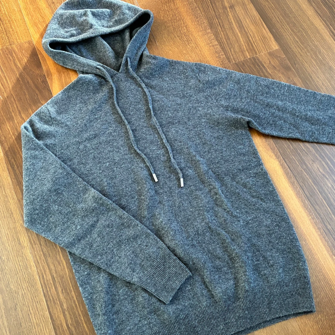 Kashmir/Merino hoodie - 1