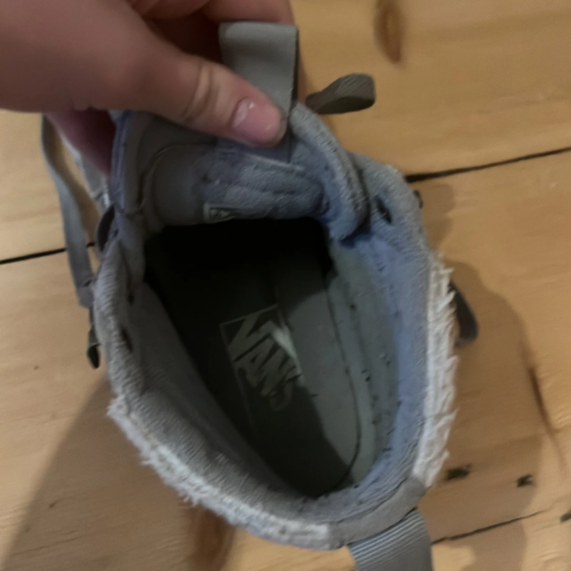 Grå Vans höga sneakers med foder - 2
