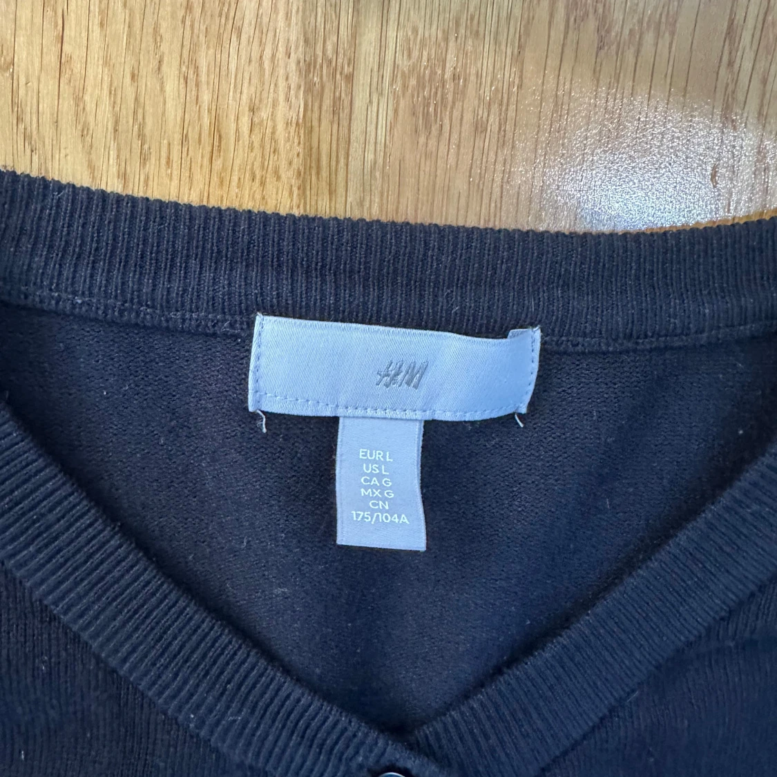 Svart kofta från H&M i bomull - 2