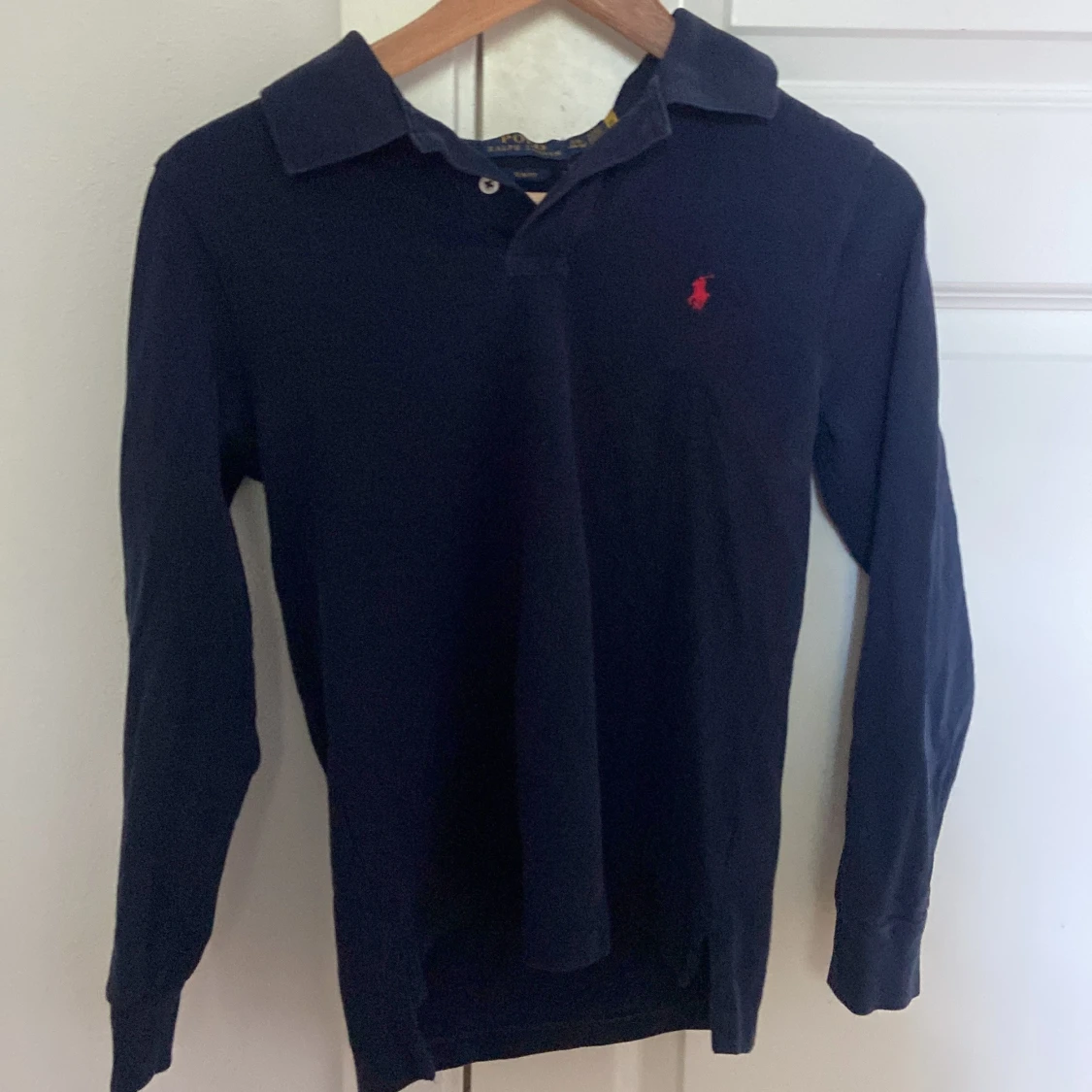 Marinblå pikétröja från Polo Ralph Lauren